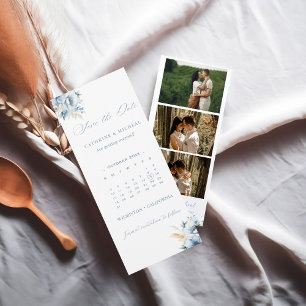 Calendar Wedding Photo booth strip frame  Save T Save The Date