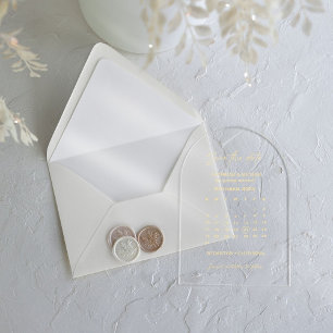 Calendar Wedding strip frame Save the Date