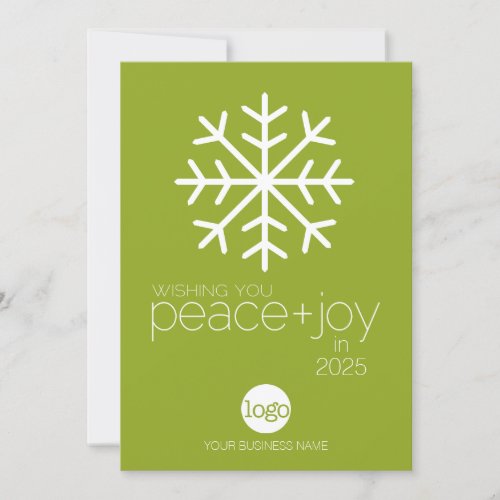 Calendar Wishing Peace Joy Business Christmas Invitation