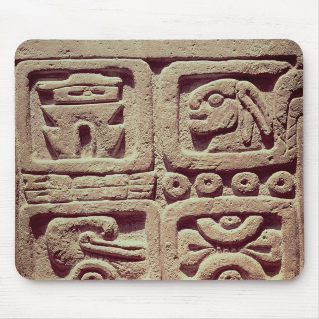 Calendar with four glyphs, Toltec Mouse Pad (Front)