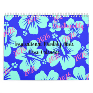 Calendar with inspirational verses 2026