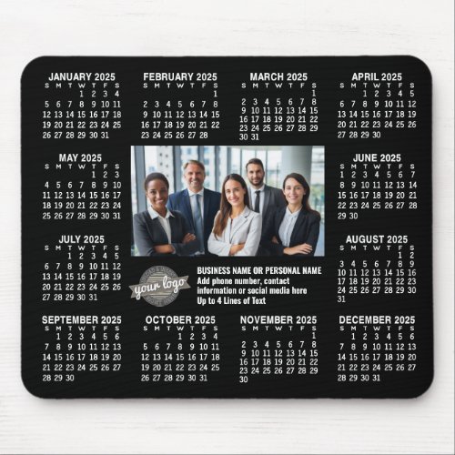 Calendar with logo Contact Information Magnet Mouse Pad