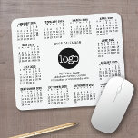 Calendar with logo Contact Information Magnet Mouse Pad<br><div class="desc">Add a logo with a 2024 calendar and room to add a few lines of text. A fun item for the New Year to use as a company giveaway. You can change colors in the advanced design area.</div>