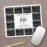 Calendar with logo Contact Information Magnet Mouse Pad<br><div class="desc">Add a logo with a 2024 calendar and room to add a few lines of text. A fun item for the New Year to use as a company giveaway. You can change colors in the advanced design area.</div>