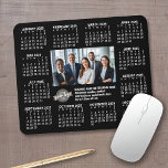 Calendar with logo Contact Information Magnet Mouse Pad<br><div class="desc">A logo and photo collage with a calendar and room to add a few lines of text. A fun item for the New Year to use as a company giveaway. Add 1 group office photo to this design.</div>