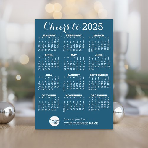 Calendar with Logo for Business Invitation