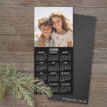 Calendar with Photo Collage<br><div class="desc">Add your picture to this fun full year mini calendar - perfect to use in your kitchen or home office. A minimal,  basic 12 month calendar with a solid color background.</div>