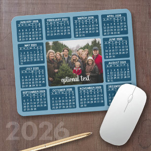 Calendar with Photo in the Center Mouse Pad