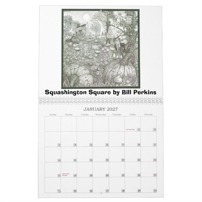 Calendar Year 2013: Art of Bill Perkins (Jan 2027)