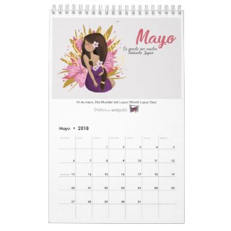 Calendario 2018 &quot;Lupus Edition&quot; Calendar
