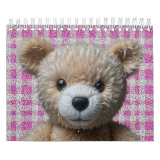 CALENDÁRIO INFANTIL FOFO COM ESTAMPA DE URSINHO DE CALENDAR