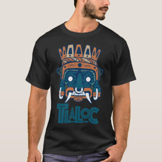 Calender Tlaloc Art Maya Inca Mexican Culture Cost T-Shirt