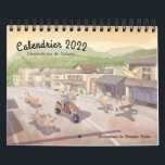 Calendrier 2022 Taïwan (Français) Calendar<br><div class="desc">Un calendrier 2022 avec des illustrations de Taïwan en français.</div>