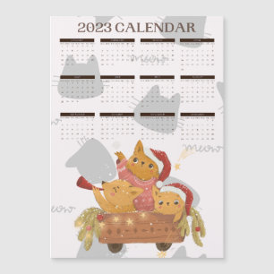 CALENDRIER 2023 MIGNON CHAT