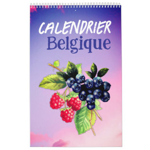 Calendrier Belgique 2026 French Language Belgium  Calendar