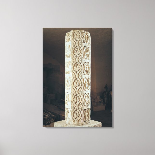 Calendrier de Saison', pillar depicting the Canvas Print (Front)