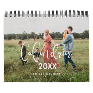Calendrier photo moderne année 2026 calendar