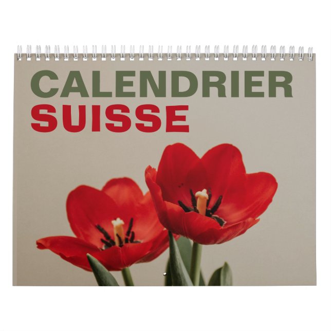 Calendrier Suisse avec Jours Fériés | 2026 Calendar (Cover)