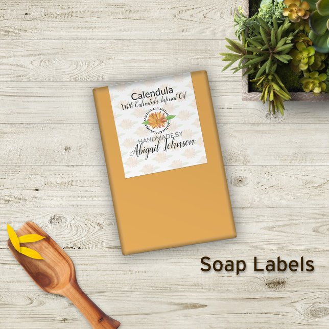 Calendula Soap | Artisan Handmade | Homemade Label (Creator Uploaded)