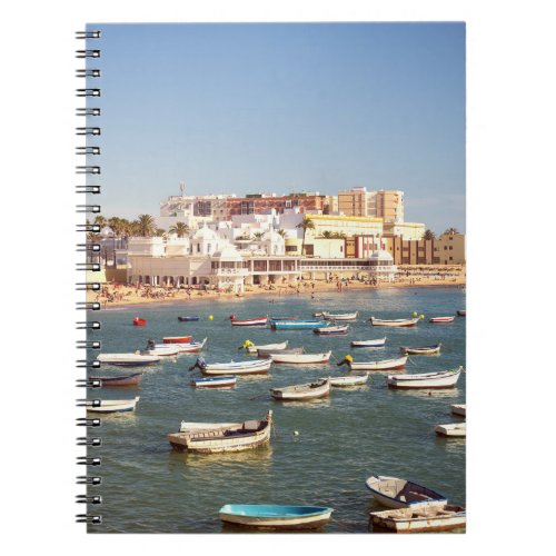 Caleta Beach In Cadiz Andalusia Spain Notebook
