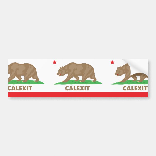 Calexit Bumper Sticker (Front)