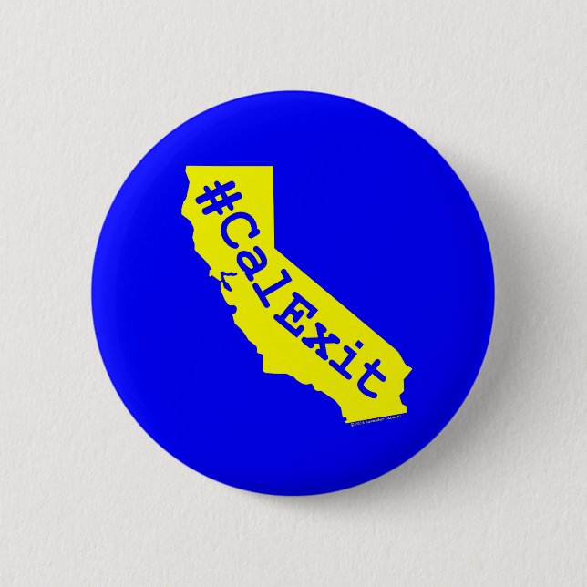CalExit Pinback Button (Front)