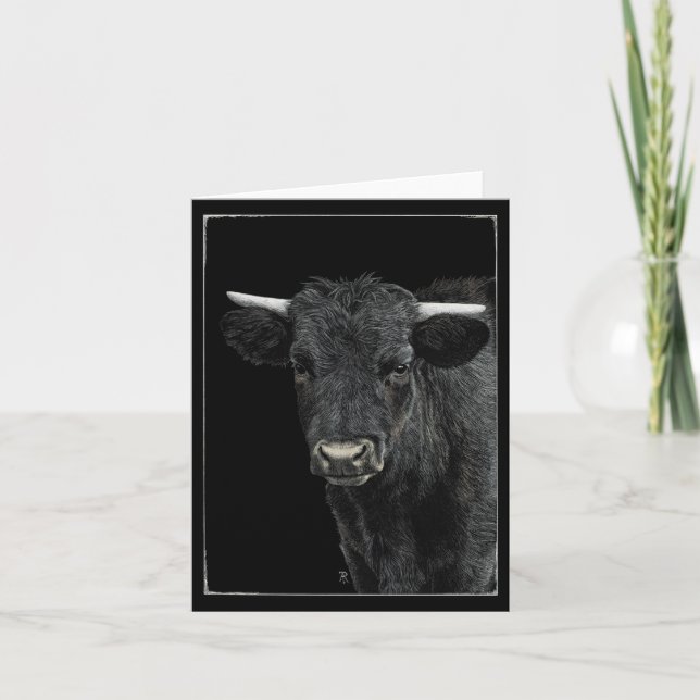 Calf Card - "Little Moo" (Front)