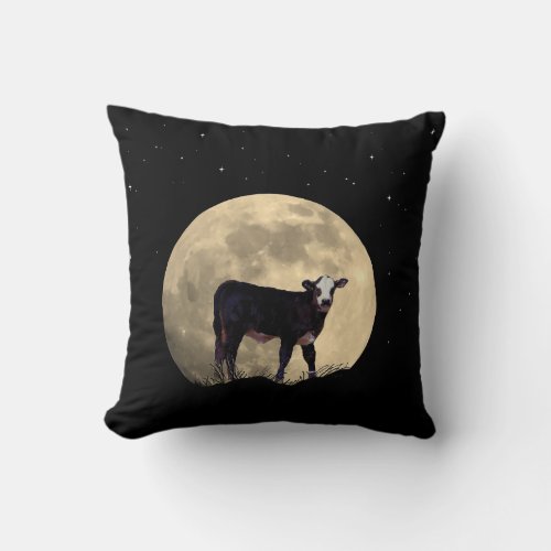 Calf Moon and Stars Square Pillows