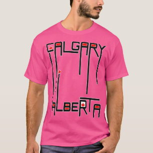 Calgary Alberta Canada Flag T-Shirt