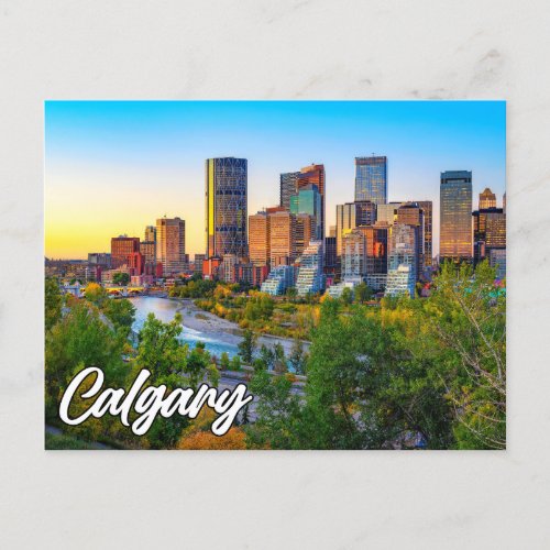 Calgary Alberta Canada Postcard