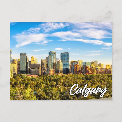 Calgary Alberta Canada Postcard
