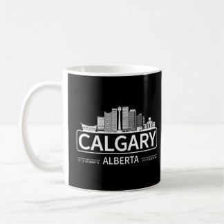 Calgary Alberta Cityscape Travel To Calgary Coffee Mug