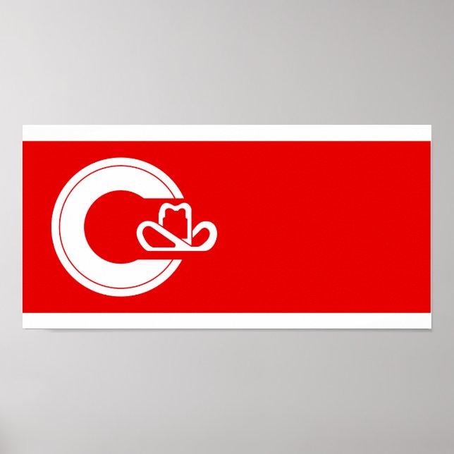 Calgary, Alberta flag Poster (Front)