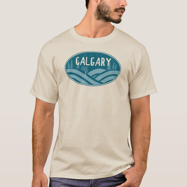 Calgary Alberta Outdoors T-Shirt (Front)