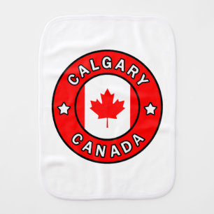 Calgary Canada Burp Cloth