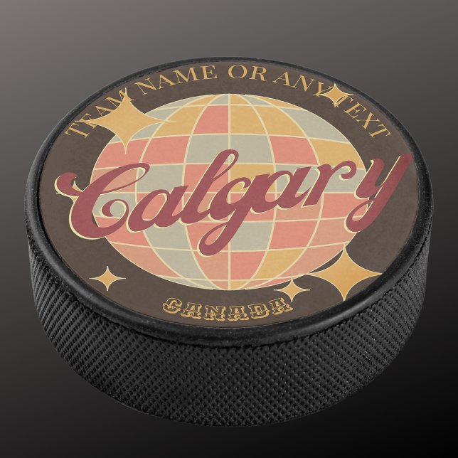 Calgary Canada City table tennis  Hockey Puck (Creator Uploaded)