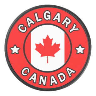 Calgary Canada Hockey Puck