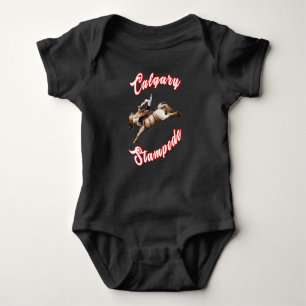 Calgary Canada Hourse July Riders Calgary Stampede Baby Bodysuit