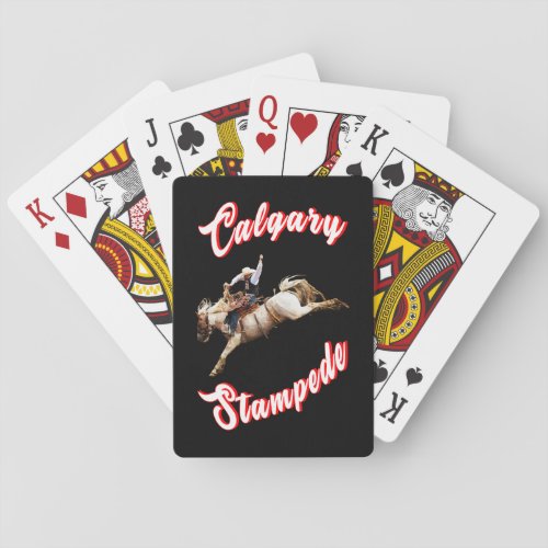 Calgary Canada Hourse July Riders Calgary Stampede Poker Cards