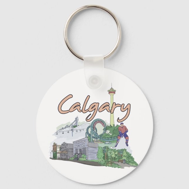 Calgary - Canada.png Keychain (Front)
