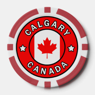Calgary Canada Poker Chips