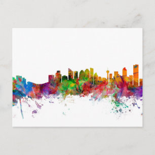 Calgary Canada Skyline Postcard