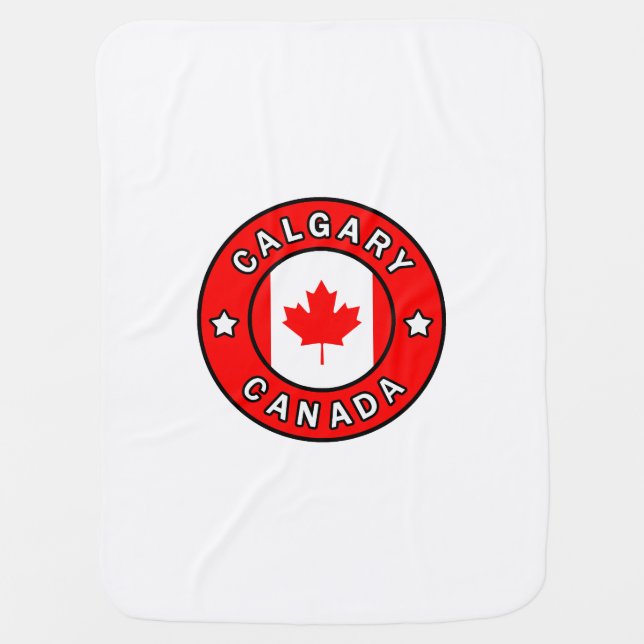 Calgary Canada Stroller Blanket (Front)
