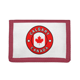 Calgary Canada Trifold Wallet