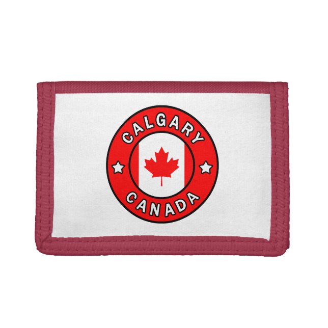 Calgary Canada Trifold Wallet (Front)