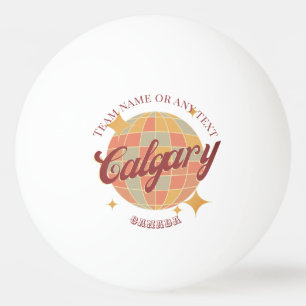 Calgary City Canada table tennis club Ping Pong Ball