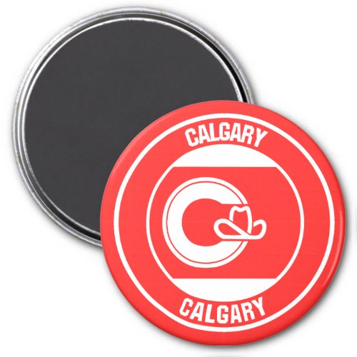 Calgary Columbia Round Emblem Magnet