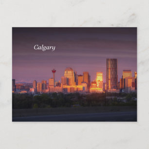 Calgary Dawn Postcard
