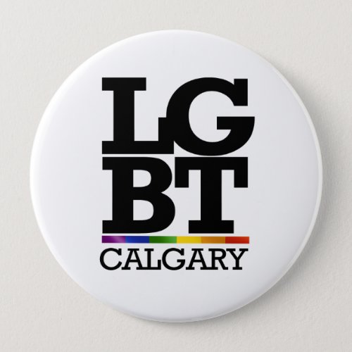 CALGARY LGBT _png Pinback Button