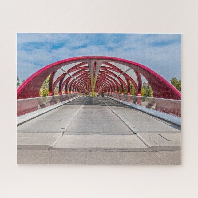Calgary Peace Bridge. Jigsaw Puzzle (Horizontal)